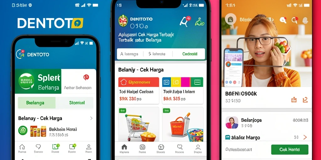 Antarmuka DENTOTO menampilkan fitur Cek Harga yang praktis dan informatif.