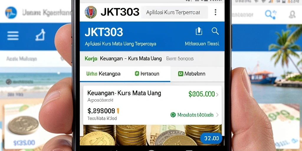 Tampilan antarmuka JKT303 untuk kurs mata uang yang informatif.