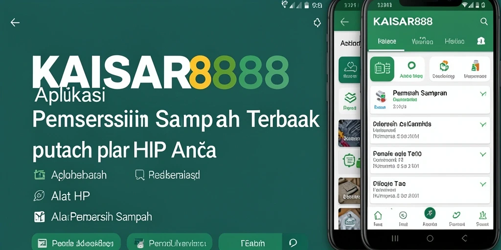 Antarmuka KAISAR888 yang ramah pengguna untuk pembersihan sampah.
