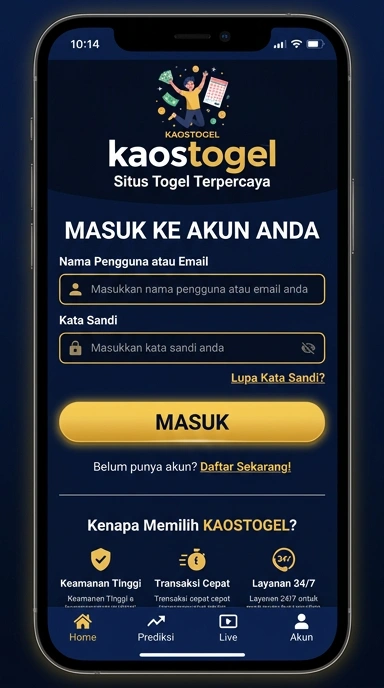 Panduan Masuk Akun kaostogel untuk Pengguna Android